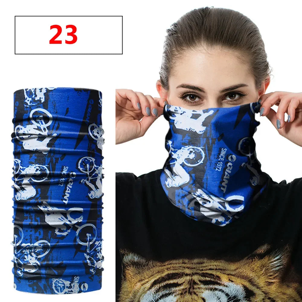 Men Or Women's Head Face Neck Tube Bandana Scarf