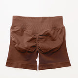 NCLAGEN 4.5" Women's  Low Ribbed Band Scrunch Butt Seamless Impact Shorts