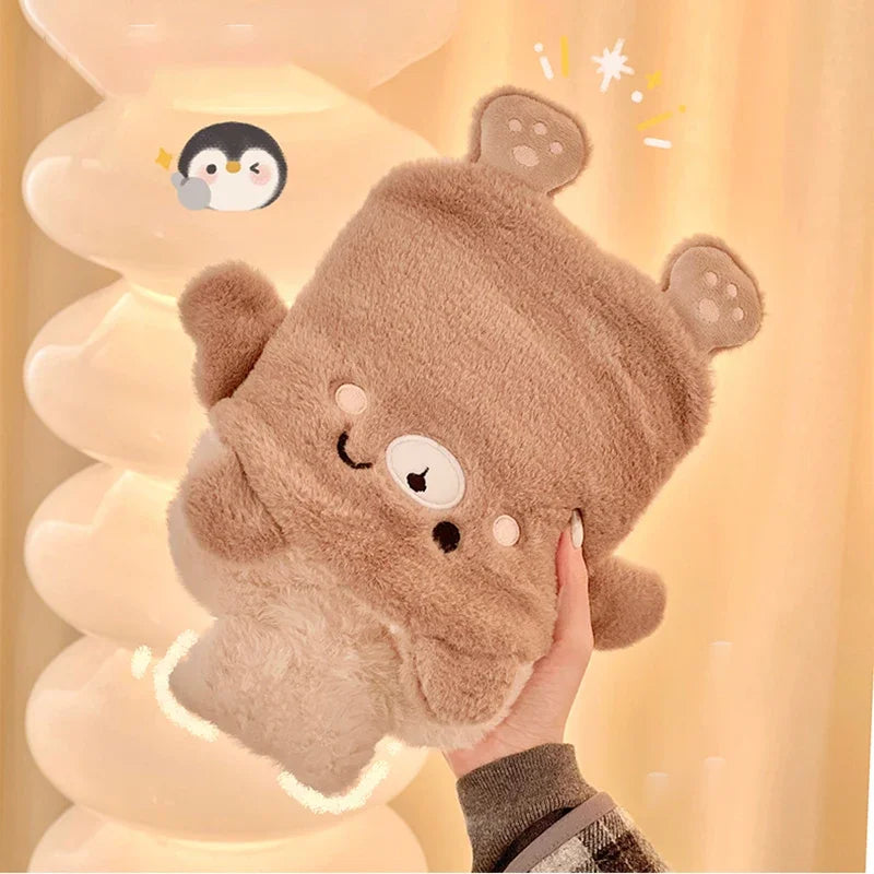Plush Hot Water Bottle Cover