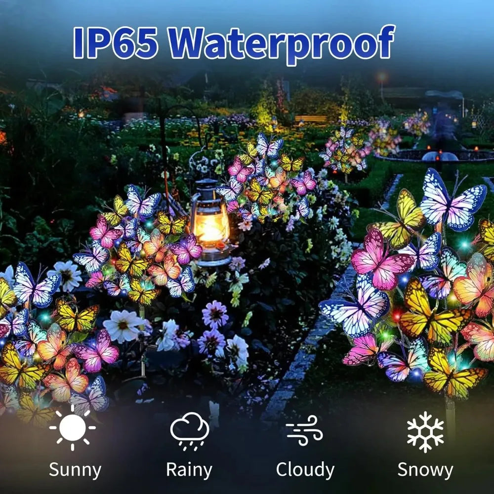 Solar LED Garden Butterfly Decoration