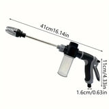 High Pressure Multi-Function Garden Nozzle with Soap Container