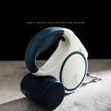 Automatic 5M Retractable Dog Leash For Small-Medium Pets With Bag Holder