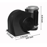 FARBIN Snail Air Horn With Compressor Relay Harness 12V 150db  For Trucks, Cars Or Motorcyles