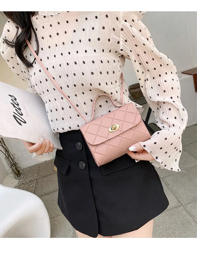 PU Leather Crossbody Mini Shoulder Handbag