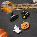 4pcs Plastic Halloween Cookie Cutters.