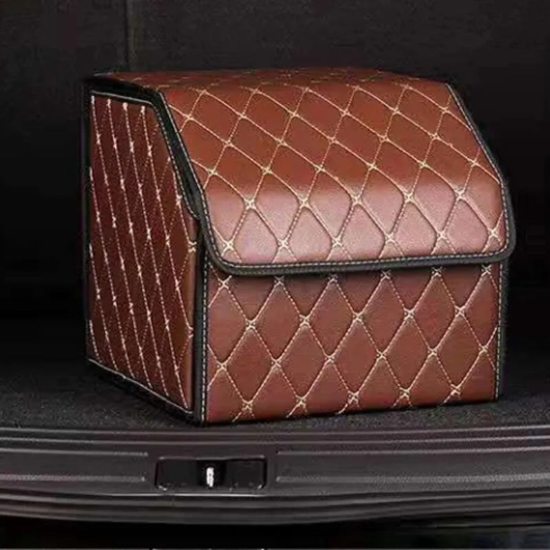 30cm PU Leather  Foldable Trunk Storage Box