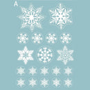 Christmas Decor Static Sticker For Windows And Mirrors.