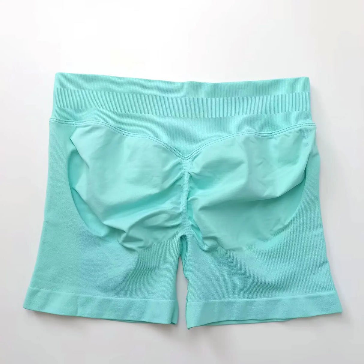 NCLAGEN 4.5" Women's  Low Ribbed Band Scrunch Butt Seamless Impact Shorts