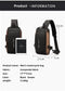 Men's USB/Waterproof/Anti-theft Password Lock Crossbody Bag.