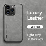 Luxury Matte Magnetic Sheepskin Leather Case For iPhone 16 15 14 13 12 11 Pro Max XR XS X 8 7 Plus