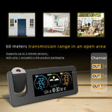 Projection Color Screen Digital Alarm Clock Temperature and Humidity Meter.