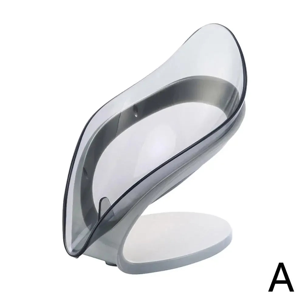 1pcs Non-Slip Leaf Soap Dish For Bathrooms Or Kitchen