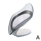 1pcs Non-Slip Leaf Soap Dish For Bathrooms Or Kitchen