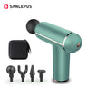 SANLEPUS Portable USB/ LCD deep tissue percussion massage gun for aching muscles.