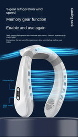 Rechargeable Semiconductor Bladeless Turbo Neck Fan
