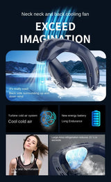 Rechargeable Semiconductor Bladeless Turbo Neck Fan