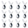 1/3/6/12Pcs Plastic Clothes Pins with Strong Anti-Rust Springs