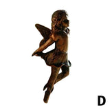 Mini Resin Fairy Hanging Basket Decoration   A