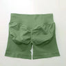 NCLAGEN 4.5" Women's  Low Ribbed Band Scrunch Butt Seamless Impact Shorts