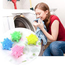 10Pcs/Set PVC Magic Starfish Shape Reusable Laundry Balls For Fabric Softener.