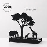 Metal Black Luminous Decoration Candle Holder