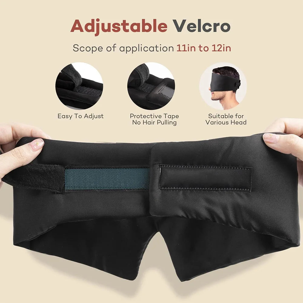 100% Natural Silk Breathable Blackout Sleep Mask