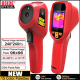 BSIDE Thermal Imager Camera HX1 Laser Thermographic HD Display For Circuit PCB Repair Pipeline Detection Medical Laser position