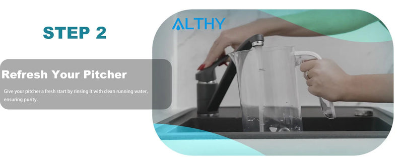 ALTHY Hydrogen Purified Water PH Levels /Calcium Sulfite replacement filter