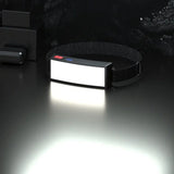 Powerful Headlamp With COB LED Built-in Type-C Rechargeable Battery