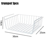 Multifunctional Iron bottom hanging Storage basket