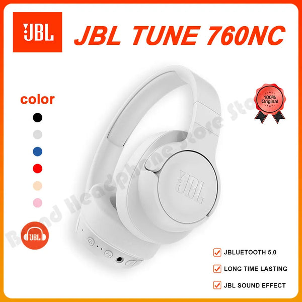 JBL TUNE 760NC Wireless Bluetooth 5.0 Headphones With Noise Cancelling.