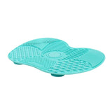 Silicone Pad with Suction Cups For Cleaning Makeup Brushes.