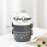 Stainless Steel Insulated Vacuum Cup With Spoon