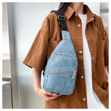 Soft Leather Casual Crossbody Shoulder Bag
