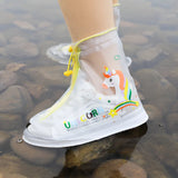 Children's Non-Slip Overshoes Galoshes  With Zipper