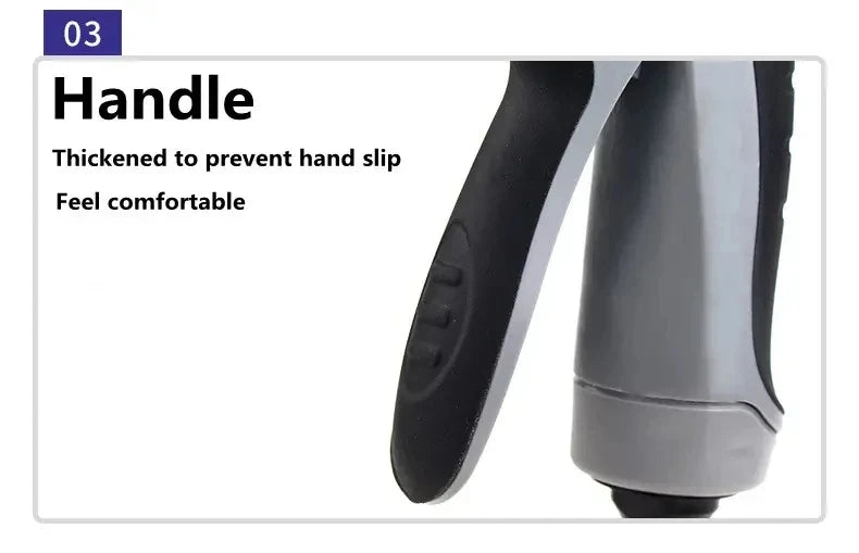 High Pressure Multi-Function Garden Nozzle with Soap Container