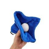 Square Microfiber Golf Ball Cleaning Towel With Carabiner