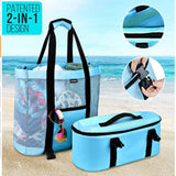 Women Mesh Transparent Beach Bag
