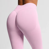 Women's High Waist Butt Lifting Seamless Fitness Pants