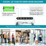 Motion sensor filtered water bowl for both cat and dog.  3L rechargeable