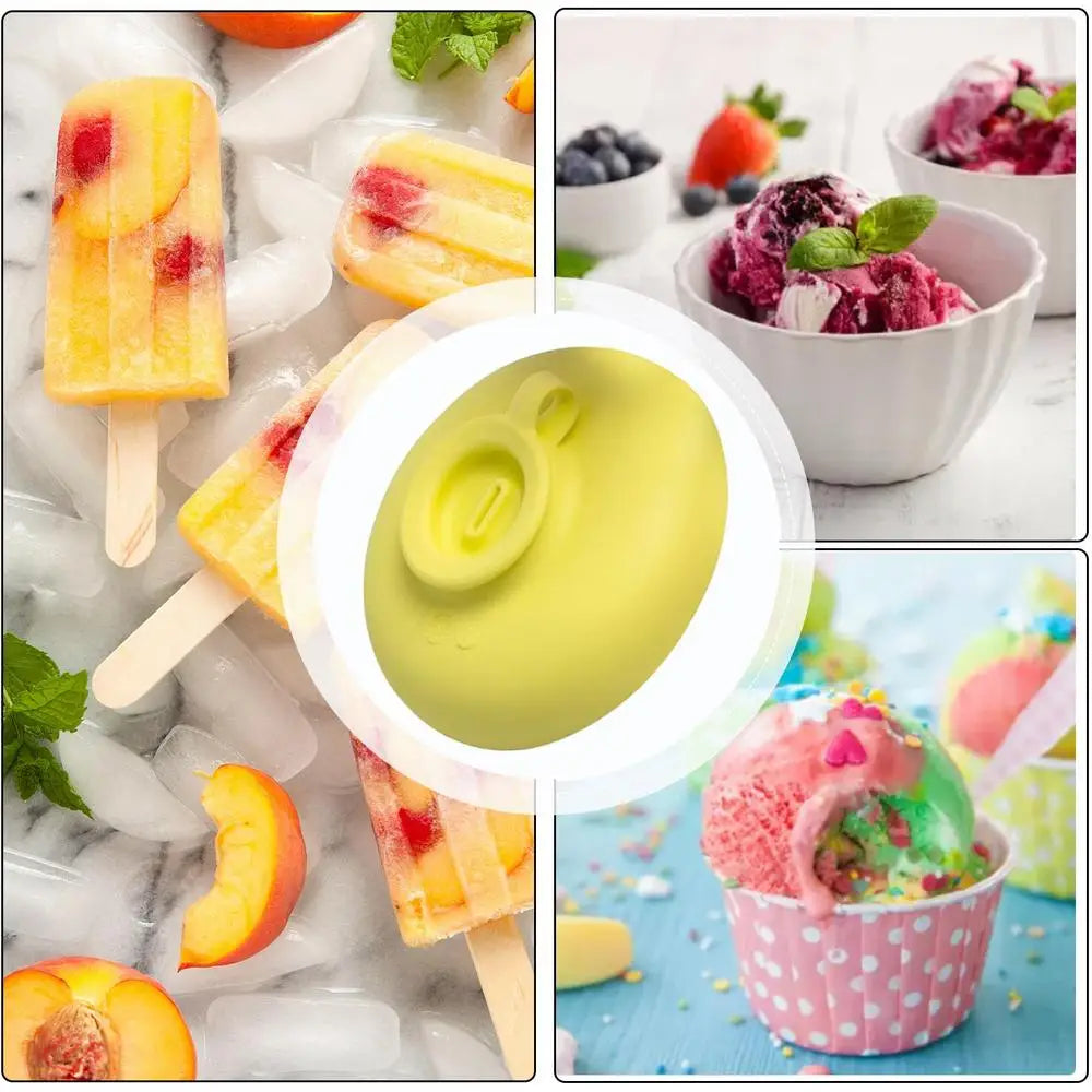 Colorful Silicone Drip Free Popsicle Holder