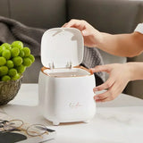 Mini Desktop Trash/Storage Bucket With Press Opener