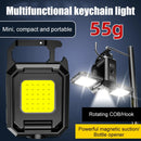 USB Rechargeable 1000LM COB LED XPE Pocket Mini Keychain Flashlight PX4 Waterproof for Outdoor Camping Or Hiking