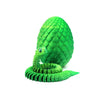 3D Printing Moveable Rotating Action Figure Snake Egg For Stress Relief