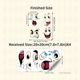 Funny Waterproof Vinyl Removable Trash Can Decals