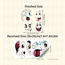 Funny Waterproof Vinyl Removable Trash Can Decals