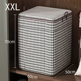 Large Capacity Folding Stackable Storage Boxes With Handles
