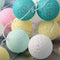 LED Cotton Ball Garland Party Lights.