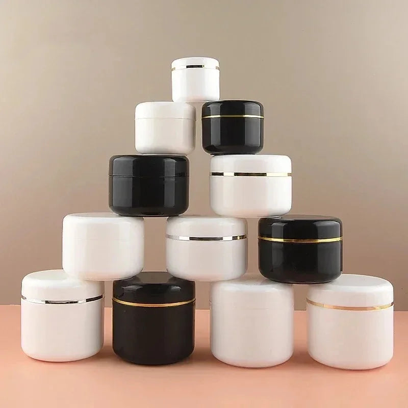 20/50pcs/Lot 30g-500g  Plastic Refillable Cosmetic Containers for Travel