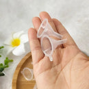 10/1PCS Mini Plastic Clear Small Mouth Liquid Funnel